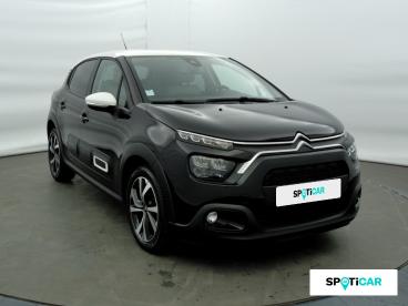 SPOTICAR Citroën C3 1.5 Bluehdi 100ch S&s Shine Pack E6.d Occasion - Citadine Diesel Noir Perla Nera (n) - Eybens - 1203812299_3