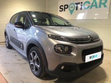 SPOTICAR Citroën C3 Bluehdi 100 S&s Bvm Shine Business Occasion - Citadine Diesel Gris - Merignac - 1203813665_3