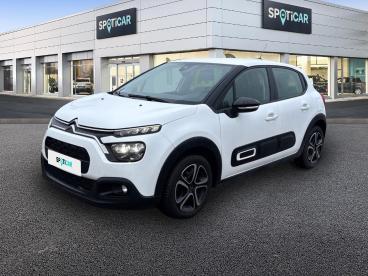 SPOTICAR Citroën C3 1.2 Puretech 83ch S&s Plus Occasion - Citadine Essence Blanc Banquise (o) - Metz - 1203814113_1