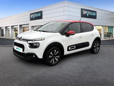 SPOTICAR Citroën C3 1.2 Puretech 83ch S&s Shine Occasion - Citadine Essence Blanc Banquise (o) - Reims - 1203815713_1