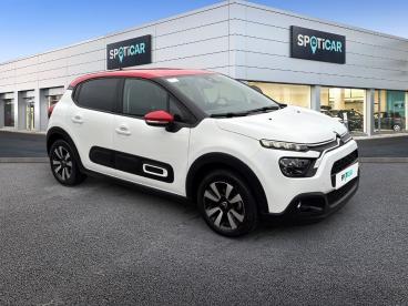 SPOTICAR Citroën C3 1.2 Puretech 83ch S&s Shine Occasion - Citadine Essence Blanc Banquise (o) - Reims - 1203815713_3