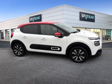 SPOTICAR Citroën C3 1.2 Puretech 83ch S&s Shine Occasion - Citadine Essence Blanc Banquise (o) - Reims - 1203815713_4