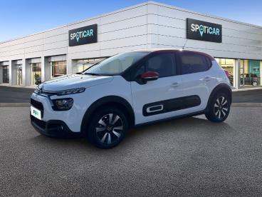 SPOTICAR Citroën C3 1.2 Puretech 83ch S&s Shine Occasion - Citadine Essence Blanc Banquise (o) - Reims - 1203815779_1