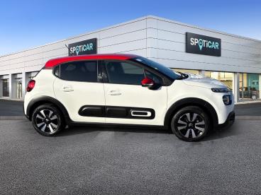 SPOTICAR Citroën C3 1.2 Puretech 83ch S&s Shine Occasion - Citadine Essence Blanc Banquise (o) - Reims - 1203815779_4