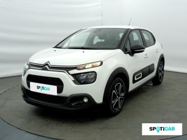SPOTICAR Citroën C3 1.5 Bluehdi 100ch S&s Bvm 6 Feel Nav Occasion - Utilitaire Diesel Blanc Banquise - Eybens - 1203816223_1