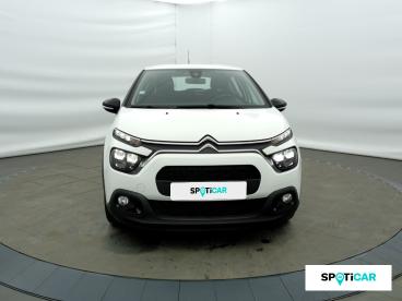 SPOTICAR Citroën C3 1.5 Bluehdi 100ch S&s Feel Pack E6.d Occasion - Citadine Diesel Blanc Banquise (o) - Eybens - 1203816226_2