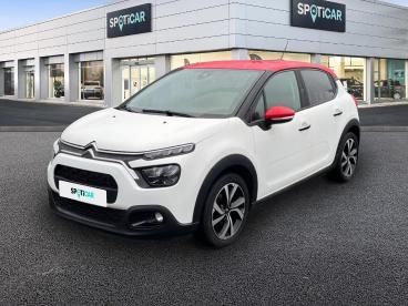 SPOTICAR Citroën C3 1.2 Puretech 83ch S&s Shine Occasion - Citadine Essence Blanc Banquise - Sarlat La Caneda - 1203817550_1