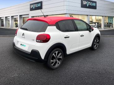 SPOTICAR Citroën C3 1.2 Puretech 83ch S&s Shine Occasion - Citadine Essence Blanc Banquise - Sarlat La Caneda - 1203817550_2