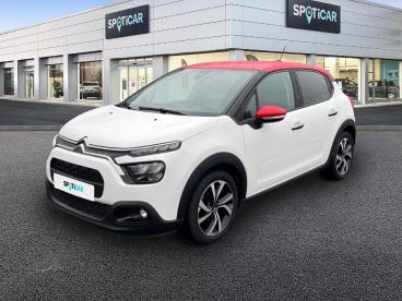SPOTICAR Citroën C3 1.2 Puretech 83ch S&s Shine Occasion - Citadine Essence Blanc Banquise - Sarlat La Caneda - 1203817553_1