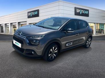 SPOTICAR Citroën C3 1.2 Puretech 110ch S&s Shine 124g Occasion - Citadine Essence Gris Platinium (m) - Reims - 1203821075_1