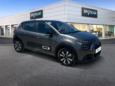 SPOTICAR Citroën C3 1.2 Puretech 110ch S&s Shine 124g Occasion - Citadine Essence Gris Platinium (m) - Reims - 1203821075_3