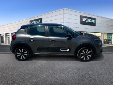 SPOTICAR Citroën C3 1.2 Puretech 110ch S&s Shine 124g Occasion - Citadine Essence Gris Platinium (m) - Reims - 1203821075_4