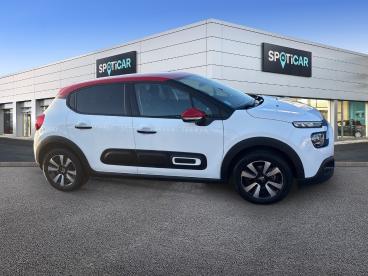 SPOTICAR Citroën C3 1.2 Puretech 110ch S&s Shine Eat6 Occasion - Citadine Essence Blanc Banquise (o) - Reims - 1203821098_4
