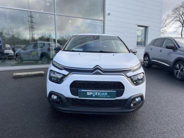 SPOTICAR Citroën C3 1.5 Bluehdi 100ch S&s Feel E6.d Occasion - Citadine Diesel Blanc Banquise (o) - Redon - 1203826740_5