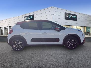 SPOTICAR Citroën C3 Puretech 110ch Shine S&s Occasion - Citadine Essence Blanc Banquise - Rouge Aden - Orange - 1203828011_4