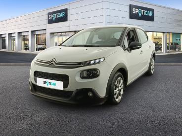 SPOTICAR Citroën C3 Bluehdi 100 S&s Bvm5 Feel Occasion - Citadine Diesel Blanc - Villeneuve d'ascq - 1203829248_1