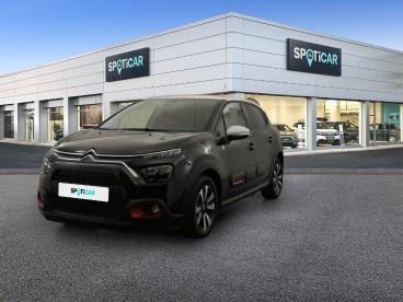 SPOTICAR Citroën C3 Puretech 83 S&s Bvm5 C-series Occasion - Citadine Essence Noir - Villeneuve d'ascq - 1203831197_1
