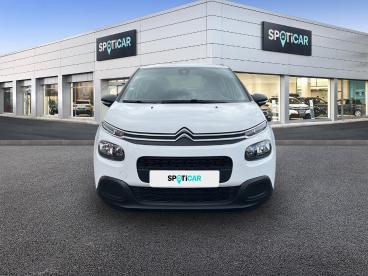 SPOTICAR Citroën C3 Puretech 82ch Live S&s E6.d Occasion - Citadine Essence Blanc Banquise - Guingamp - 1203831378_2