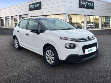 SPOTICAR Citroën C3 Puretech 82ch Live S&s E6.d Occasion - Citadine Essence Blanc Banquise - Guingamp - 1203831378_3