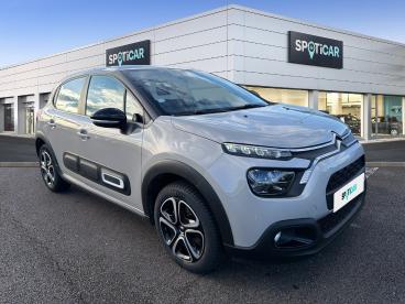 SPOTICAR Citroën C3 1.2 Puretech 83ch S&s Feel Pack Occasion - Citadine Essence Gris Platinium (m) - Autun - 1203832877_3