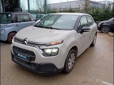 SPOTICAR Citroën C3 1.2 Puretech 83ch S&s Live 120g Occasion - Citadine Essence Sable (n) - Vert Saint Denis - 1203837567_1
