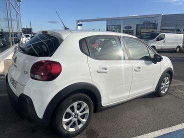 SPOTICAR Citroën C3 1.6 Bluehdi 100 Feel Business Occasion - Utilitaire Diesel Blanc Banquise - Toit Noir Onyx - Brest - 1203841388_3