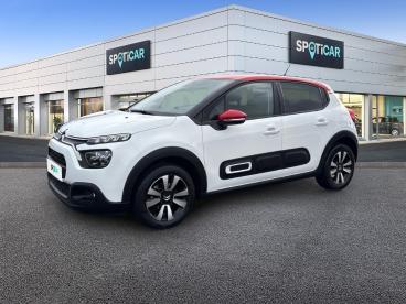 SPOTICAR Citroën C3 1.2 Puretech 83ch S&s Shine Occasion - Citadine Essence Blanc Banquise (o) - Reims - 1203843312_1