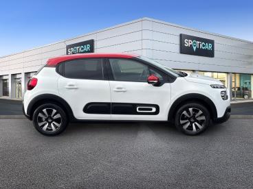 SPOTICAR Citroën C3 1.2 Puretech 83ch S&s Shine Occasion - Citadine Essence Blanc Banquise (o) - Reims - 1203843312_4