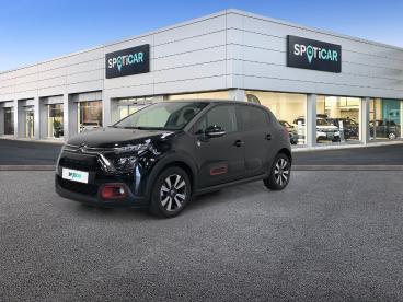 SPOTICAR Citroën C3 Puretech 83 S&s Bvm5 C-series Occasion - Citadine Essence Noir - Rillieux La Pape - 1203845845_1