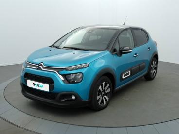 SPOTICAR Citroën C3 Puretech 110 S&s Eat6 Shine Occasion - Citadine Essence Bleu - Castelnau-d Estretefonds - 1203846539_2