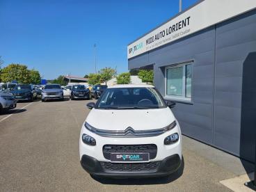 SPOTICAR Citroën C3 Puretech 68 Live Occasion - Citadine Essence Blanc Banquise - Caudan - 1203846855_3