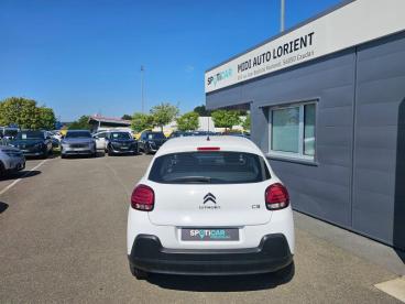 SPOTICAR Citroën C3 Puretech 68 Live Occasion - Citadine Essence Blanc Banquise - Caudan - 1203846855_4