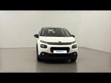 SPOTICAR Citroën C3 Puretech 110ch Feel S&s Eat6 E6.d-temp 114g Occasion - Citadine Essence Blanc Banquise - Noir Onyx - Bassussarry - 1203847009_2