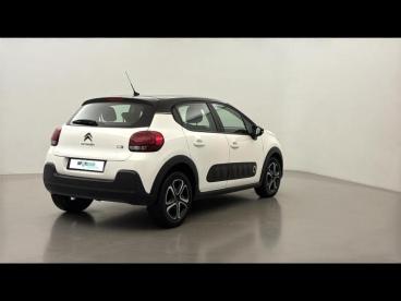 SPOTICAR Citroën C3 Puretech 110ch Feel S&s Eat6 E6.d-temp 114g Occasion - Citadine Essence Blanc Banquise - Noir Onyx - Bassussarry - 1203847009_5