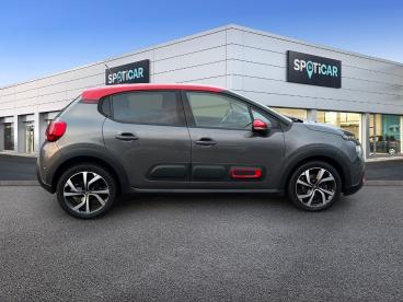 SPOTICAR Citroën C3 Puretech 110 S&s Eat6 Shine Pack Occasion - Citadine Essence Gris - Epinal - 1203848409_4