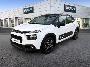 SPOTICAR Citroën C3 1.2 Puretech 83ch S&s Feel Pack Occasion - Citadine Essence Blanc Banquise (o) - Noir Onyx - Porto Vecchio - 1203850442_1
