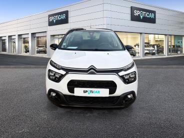 SPOTICAR Citroën C3 1.2 Puretech 83ch S&s Feel Pack Occasion - Citadine Essence Blanc Banquise (o) - Noir Onyx - Porto Vecchio - 1203850442_2