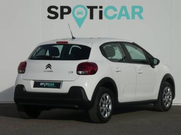 SPOTICAR Citroën C3 Bluehdi 100 S&s Bvm Feel Occasion - Citadine Diesel Blanc - Montrond Les Bains - 1203851354_3