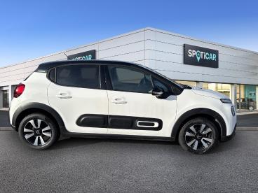 SPOTICAR Citroën C3 1.2 Puretech 83ch S&s Shine Occasion - Citadine Essence Blanc Banquise (o) - Eybens - 1203853018_4