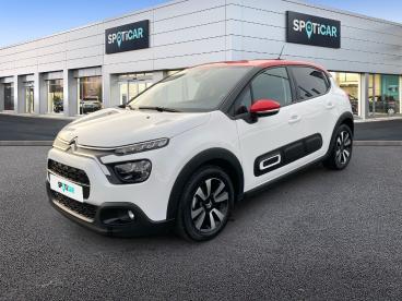 SPOTICAR Citroën C3 1.2 Puretech 83ch S&s Shine Occasion - Citadine Essence Blanc Banquise (o) - Charleville Mezieres - 1203855082_1