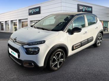 SPOTICAR Citroën C3 1.2 Puretech 110ch S&s C-series 120-121g Occasion - Citadine Essence Blanc Banquise (o) - Noir Perla Nera - Valenciennes - 1203855154_1