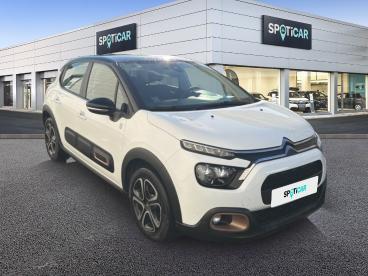 SPOTICAR Citroën C3 1.2 Puretech 110ch S&s C-series 120-121g Occasion - Citadine Essence Blanc Banquise (o) - Noir Perla Nera - Valenciennes - 1203855154_3