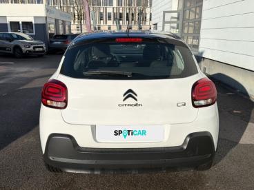 SPOTICAR Citroën C3 1.2 Puretech 110ch S&s C-series 120-121g Occasion - Citadine Essence Blanc Banquise (o) - Noir Perla Nera - Valenciennes - 1203855154_5