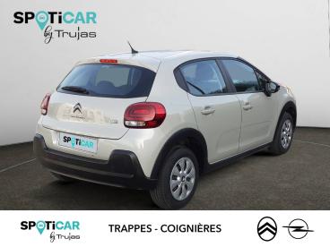 SPOTICAR Citroën C3 Puretech 83 S&s Bvm5 Feel Occasion - Citadine Essence Sable (nacre) - Coignieres - 1203858917_5