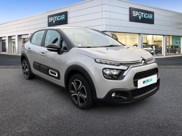 SPOTICAR Citroën C3 Puretech 83 S&s Bvm5 Feel Pack Occasion - Citadine Essence Beige - Dijon - 1203865957_3