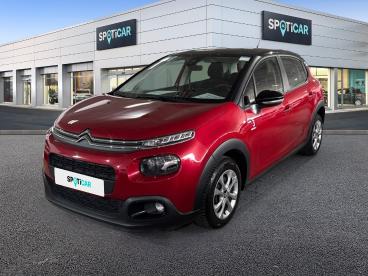 SPOTICAR Citroën C3 Puretech 82 S&s Bvm5 Graphic Occasion - Citadine Essence Rouge Fonce - Chalon Sur Saone - 1203867343_1
