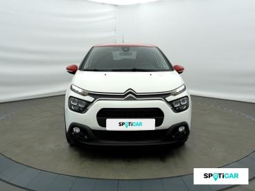 SPOTICAR Citroën C3 1.2 Puretech 83ch S&s Shine Occasion - Citadine Essence Blanc Banquise (o) - Eybens - 1203872603_2