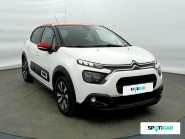 SPOTICAR Citroën C3 1.2 Puretech 83ch S&s Shine Occasion - Citadine Essence Blanc Banquise (o) - Eybens - 1203872603_3