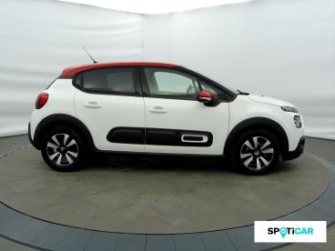 SPOTICAR Citroën C3 1.2 Puretech 83ch S&s Shine Occasion - Citadine Essence Blanc Banquise (o) - Eybens - 1203872603_4