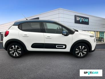 SPOTICAR Citroën C3 Puretech 83 S&s Bvm5 Shine Occasion - Citadine Essence Blanc - La Rochelle - 1203873707_4